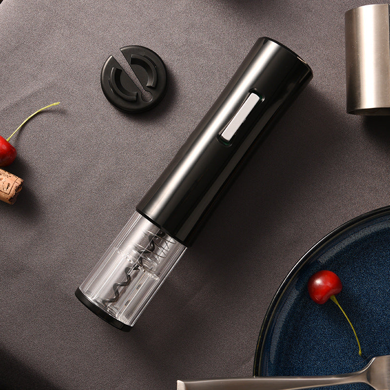 SACACORCHOS ELÉCTRICO DE ACERO INOXIDABLE CON LUZ LED AZUL